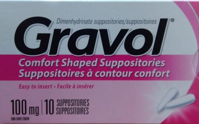 Gravol Suppositories 50mg
